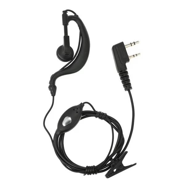 Audífono Manos Libres PTT para Walkie Talkie | Auricular con Micrófono para Radio Baofeng