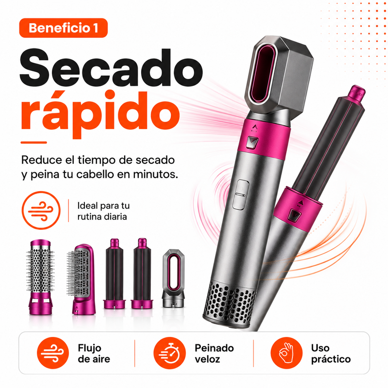 Seca y moldea al mismo tiempo