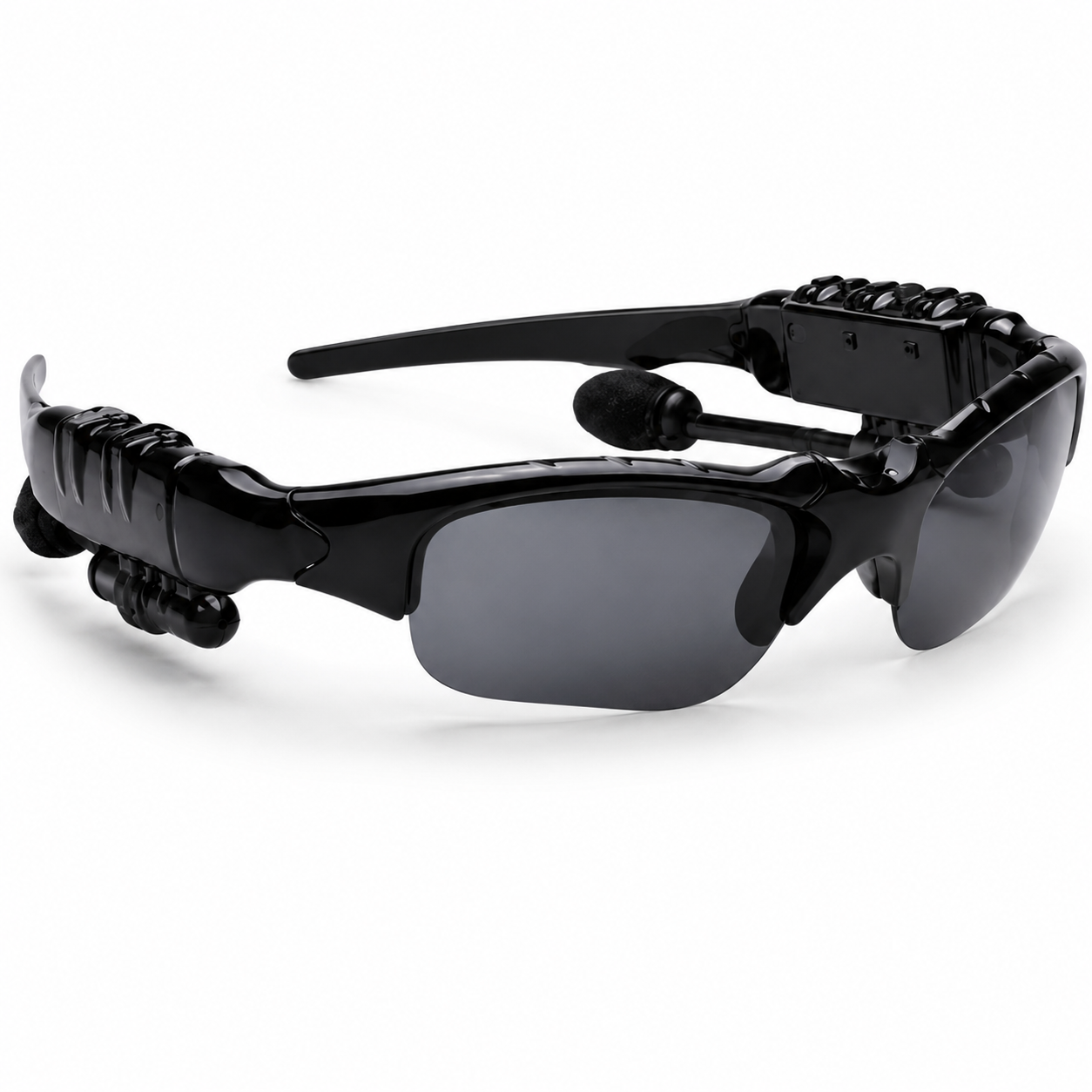 Gafas Deportivas Bluetooth con Audífonos Integrados, Micrófono Manos Libres y Lentes Polarizados